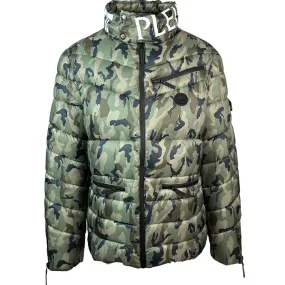 Plein Sport Padded Bold Logo Camo Jacket