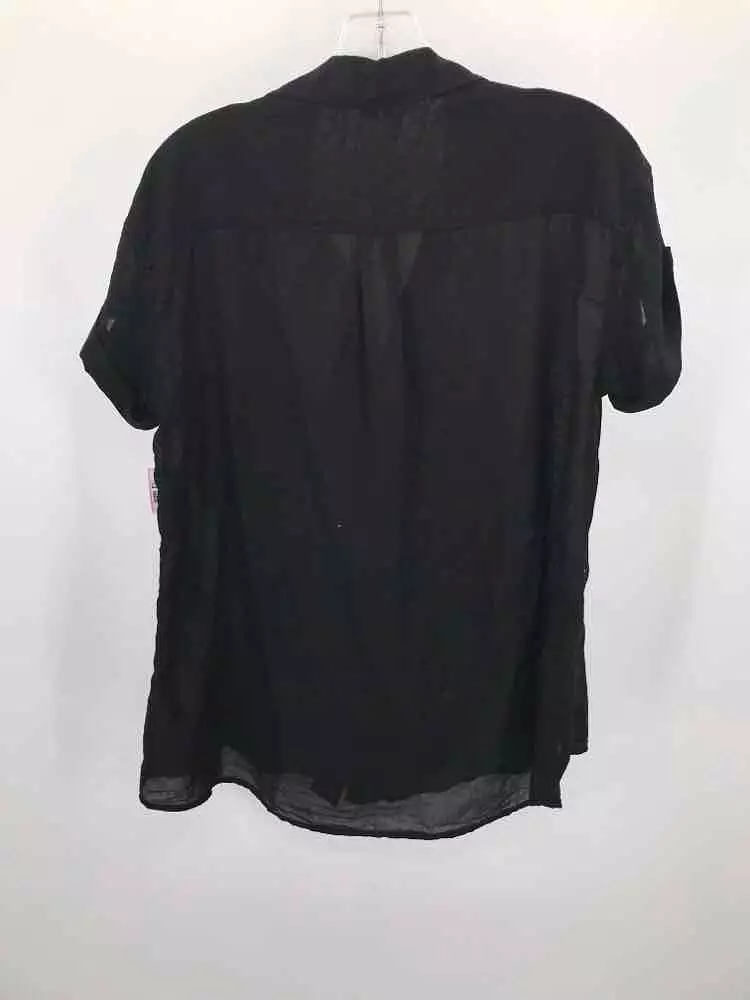 Pre-Owned James Perse Black Size Medium Button Down