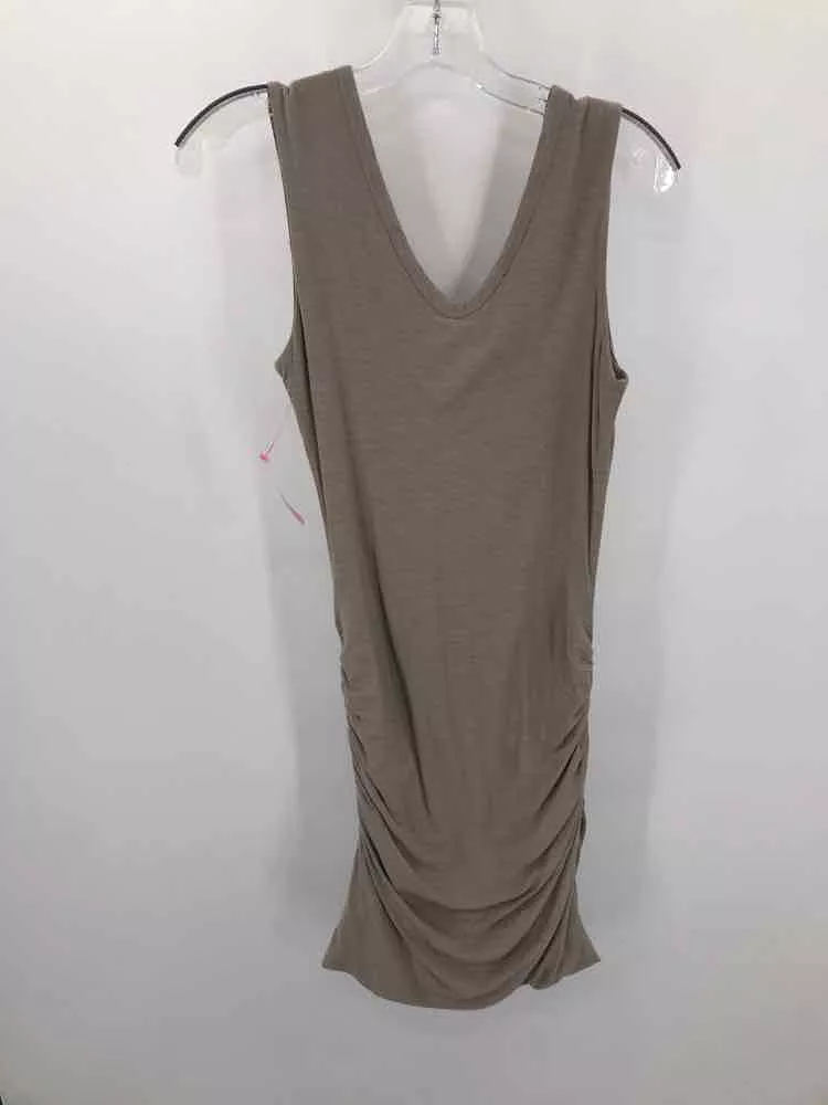 Pre-Owned James Perse Grey Size Small Knee Length Sleeveless Dress