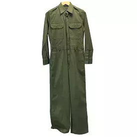 Ralph Lauren_ Brand New 439 Olive Cotton Jumpsuit XS