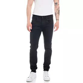 Replay Hyperflex X-Lite Anbass Slim Fit Jeans - Ocean Flat Navy Tonal