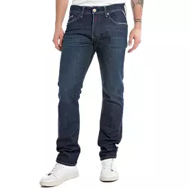 Replay Waitom Regular Fit Jeans - Washed Dark Blue