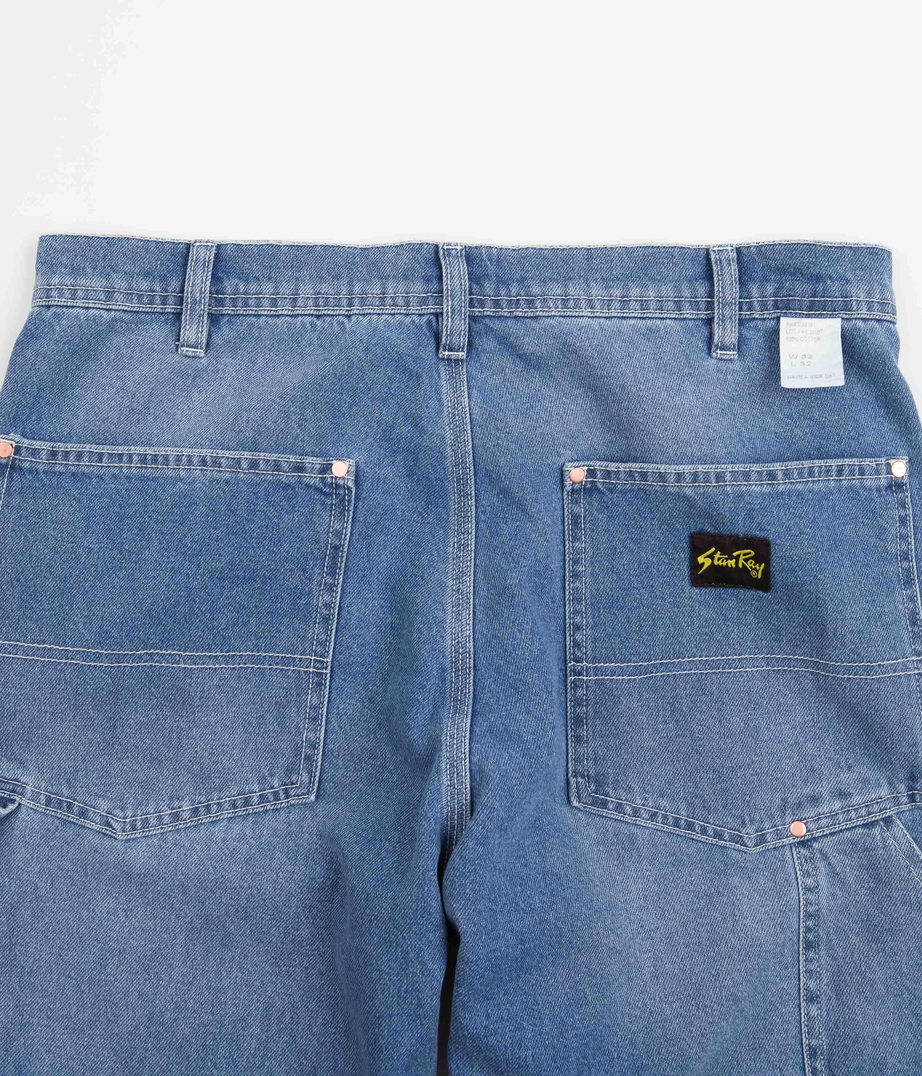 Stan Ray Denim Double Knee Pants - Vintage Stonewash