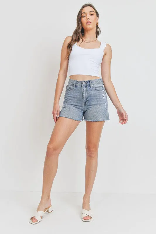 Super High Rise Jean Shorts