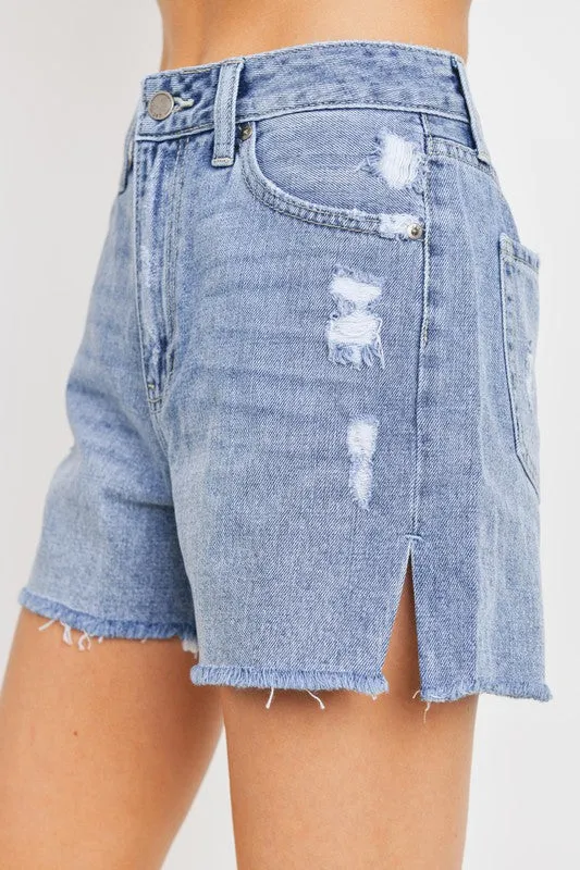 Super High Rise Jean Shorts