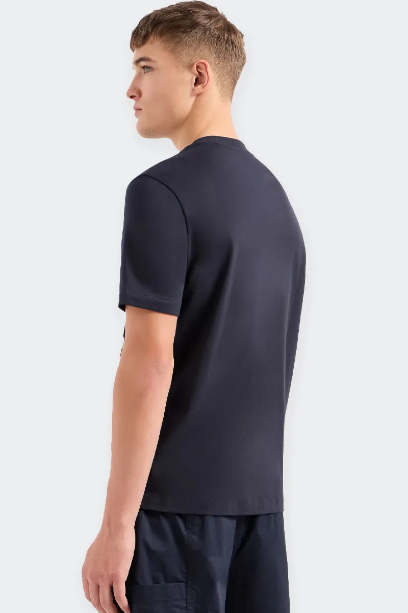 T-SHIRT A MANICA CORTA BLU NAVY