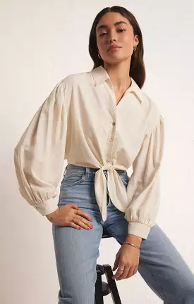 Tegan Tie Front Top