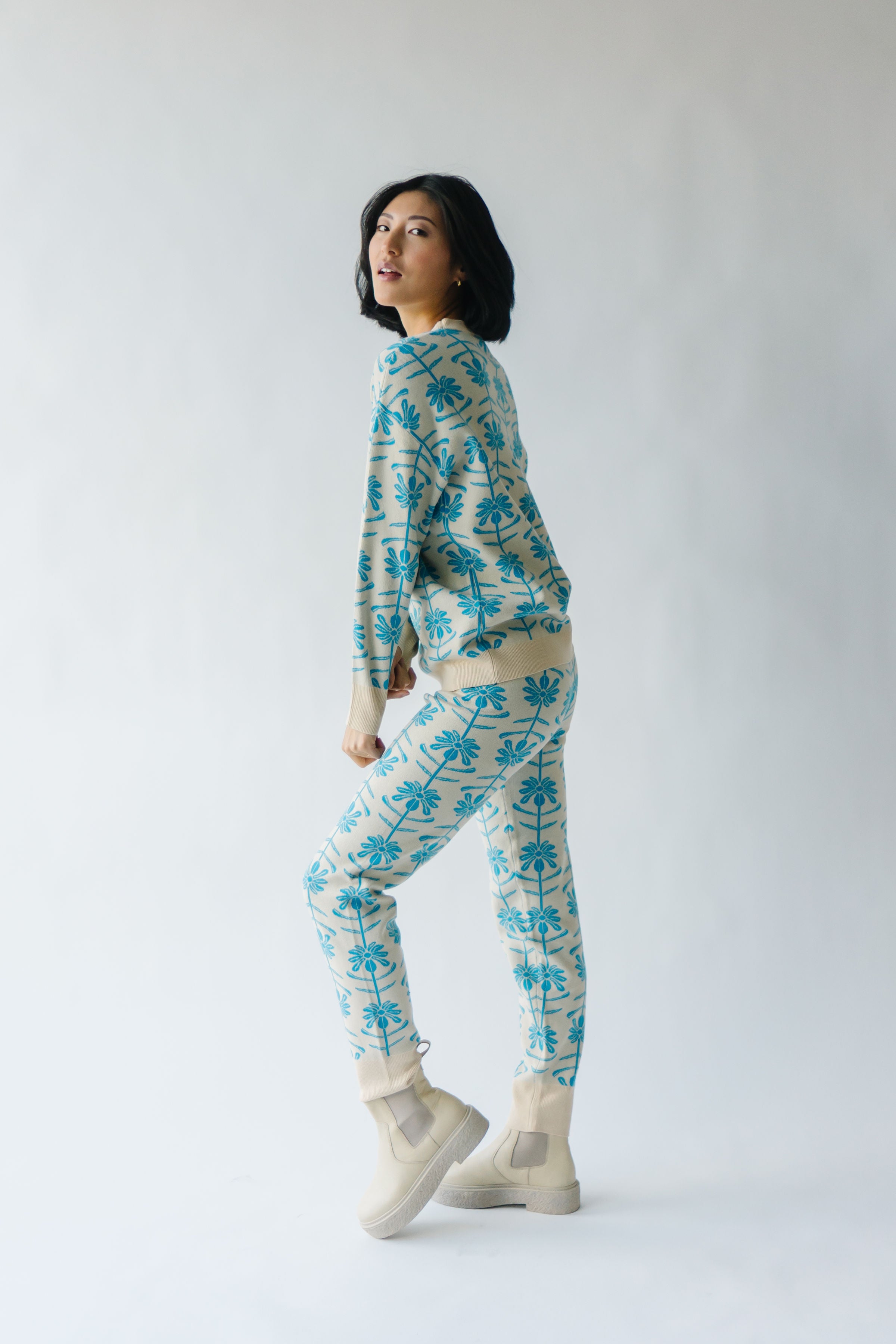 The Gadot Patterned Jogger in Mid Century Mod