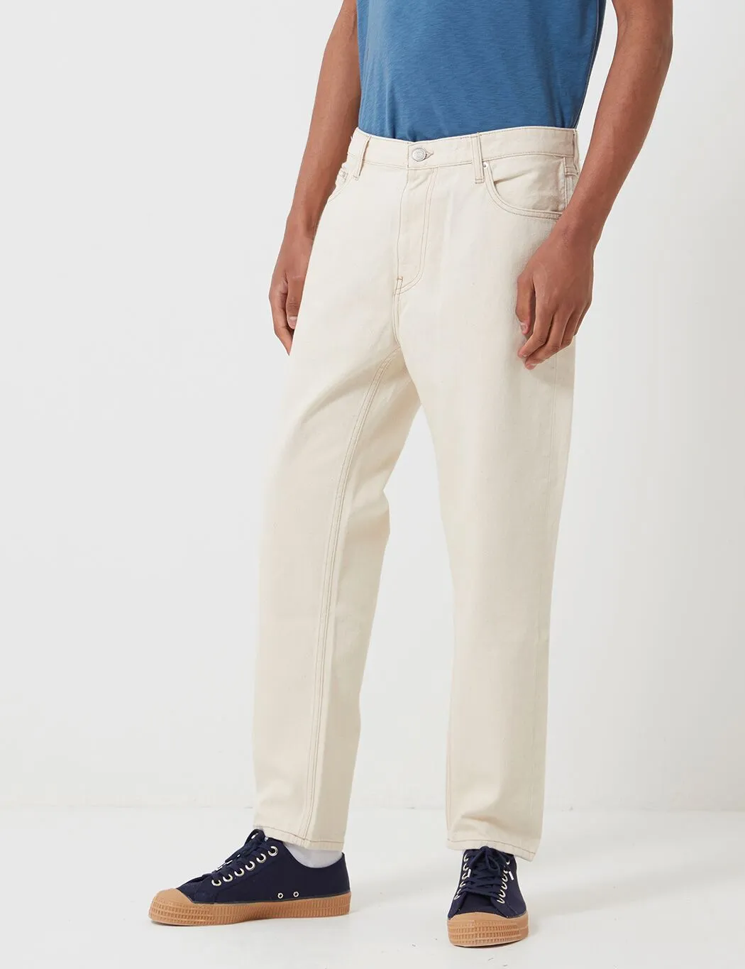 Tommy Jeans Dad Jeans (Straight Leg) - Work Ecru Rigid