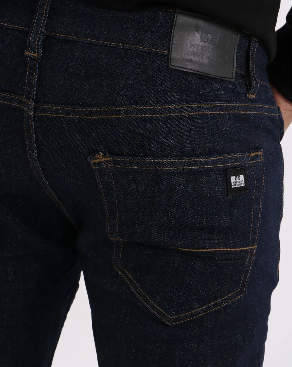 Weekend Offender Tapered Fit Jeans Dark Rinse