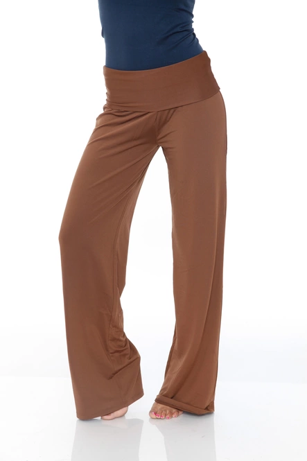 Women's Low Rise Solid Color Palazzo Pants