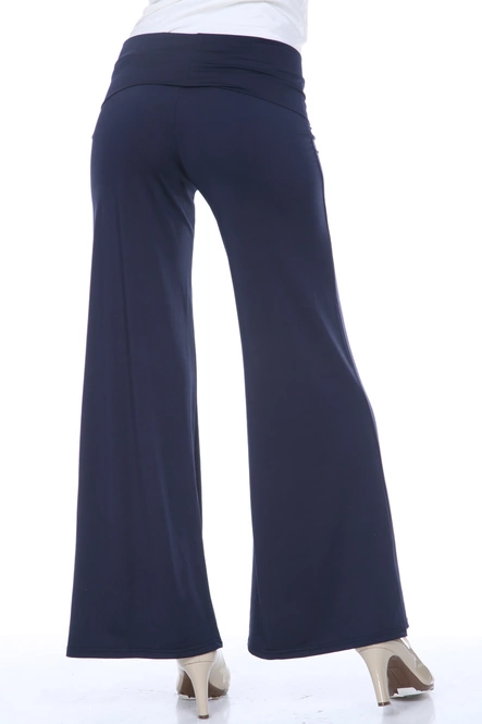 Women's Low Rise Solid Color Palazzo Pants