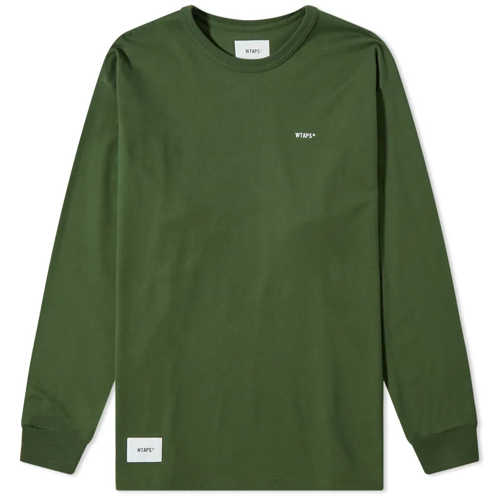 WTAPS Long Sleeve Stencil Logo T-ShirtGreen