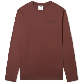 Y-3 Long Sleeve Classic Chest Logo TeeNight Red