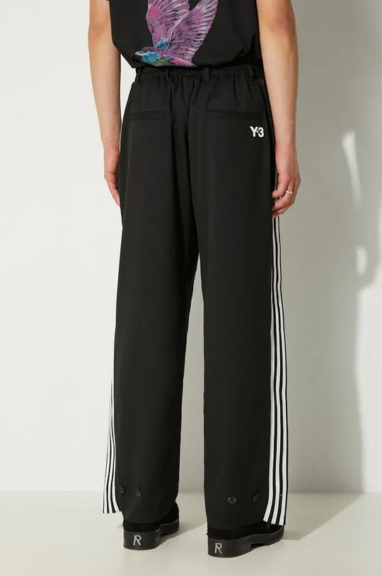 Y-3 wool blend trousers Refined Wool Track Pants black color IW7463